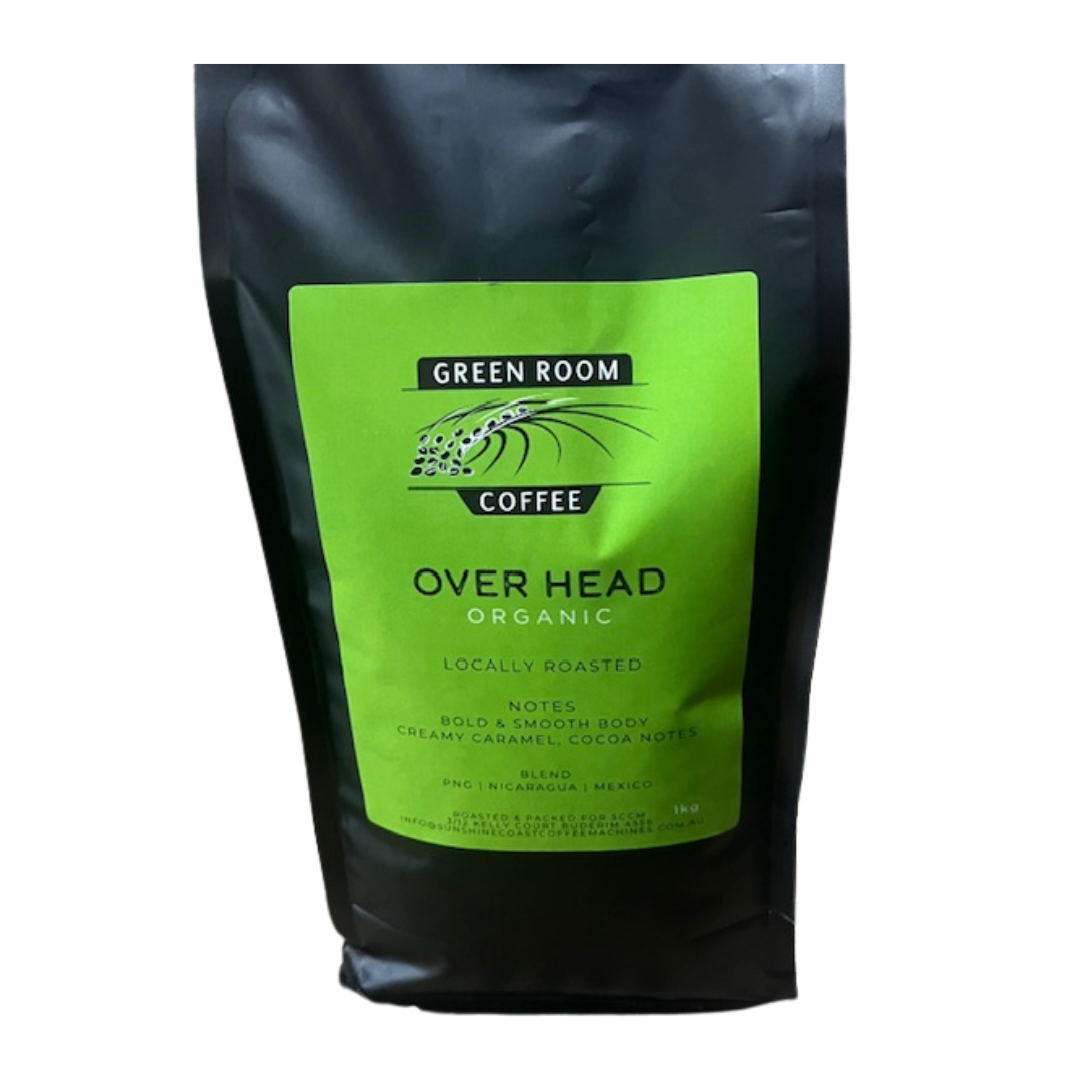 Green Room Coffee Overhead - Organic