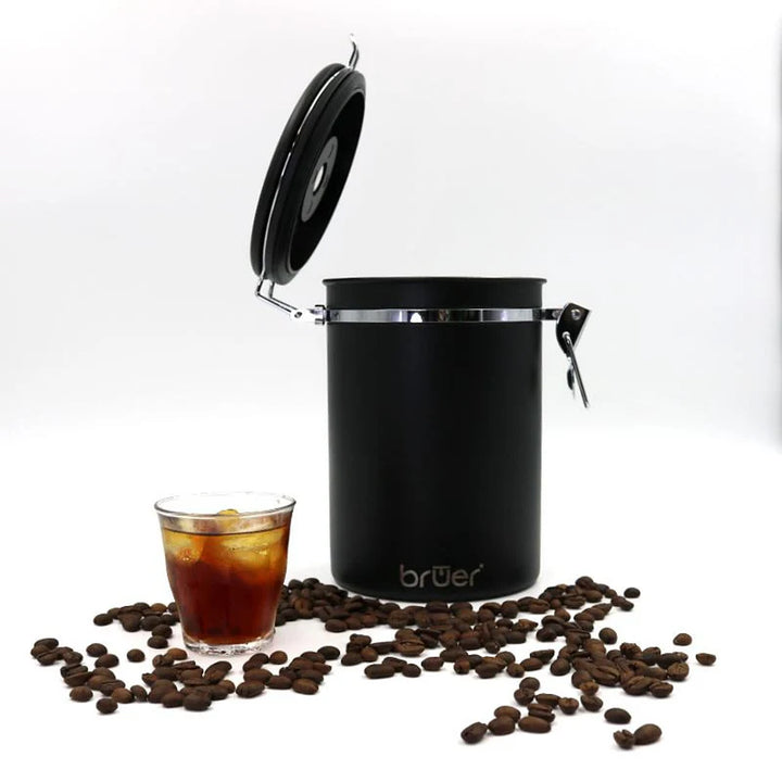 Bruer 'The Vault' Airtight Coffee Storage - Black