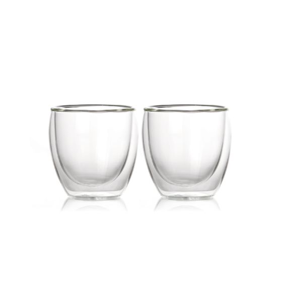 Bruer Double Wall Glass 2 Pk