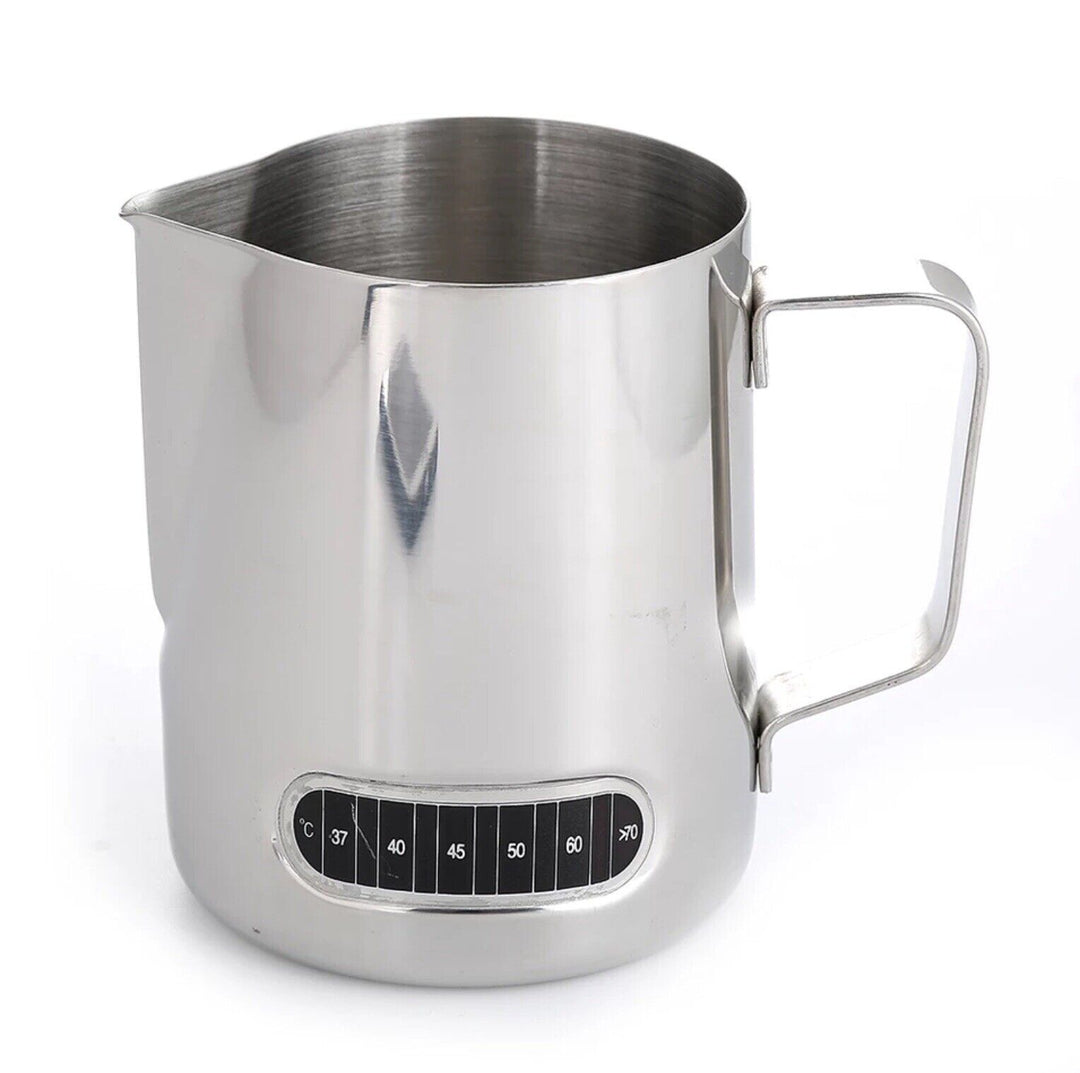 Latte Pro Professional Milk Frothing Jug with Integrated Thermometer 600ml