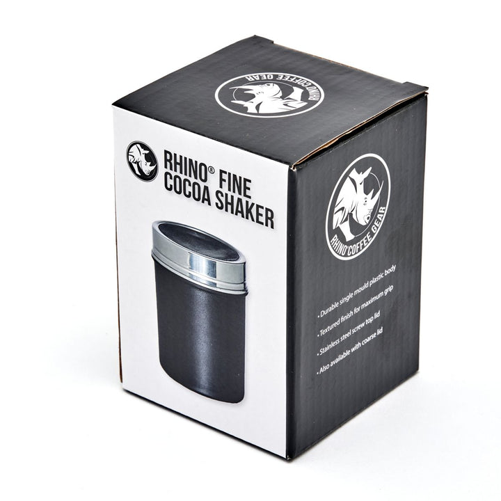 Rhino Cocoa Shaker - Black - Fine