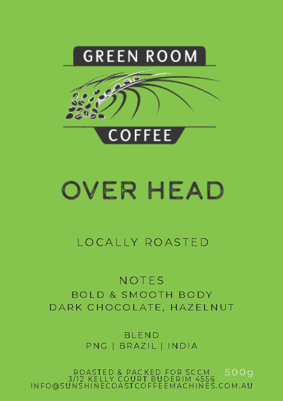 Green Room Coffee Overhead