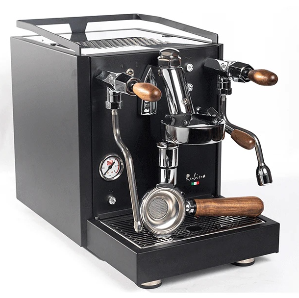 Quick Mill Rubino Schwarz black Espresso Coffee Machine