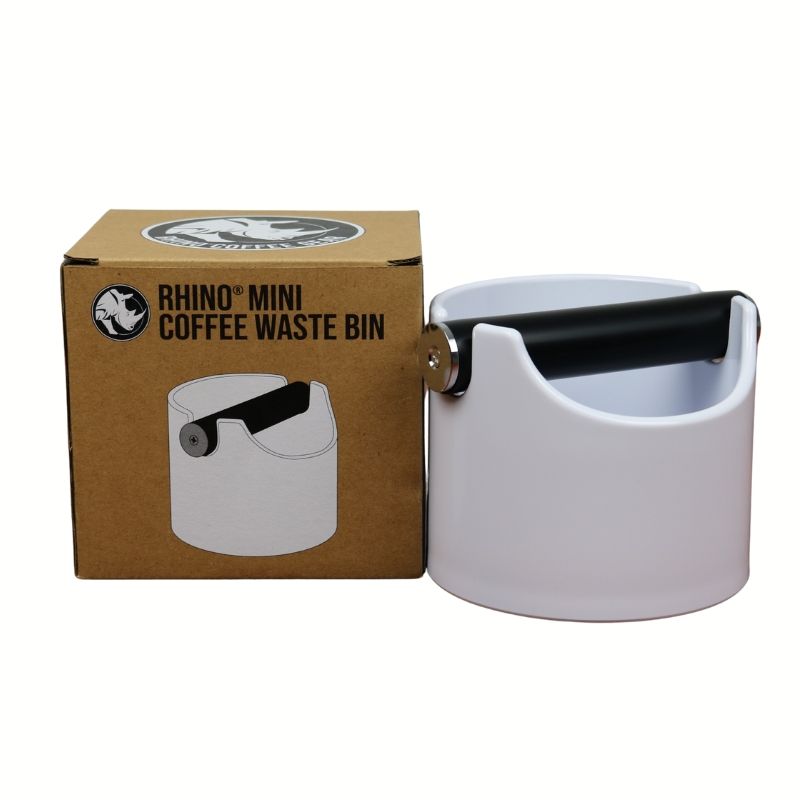 Rhino Mini Waste Bin – White