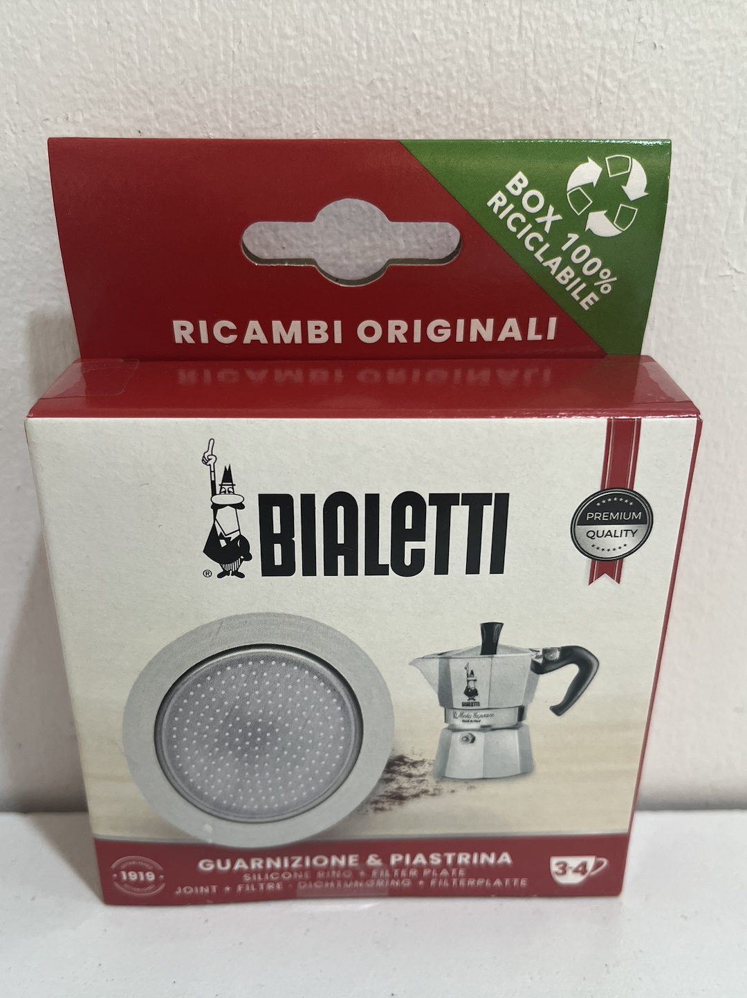 Bialetti Guarnizione & Piastrina (Gaskets and Plate) 6 Cups